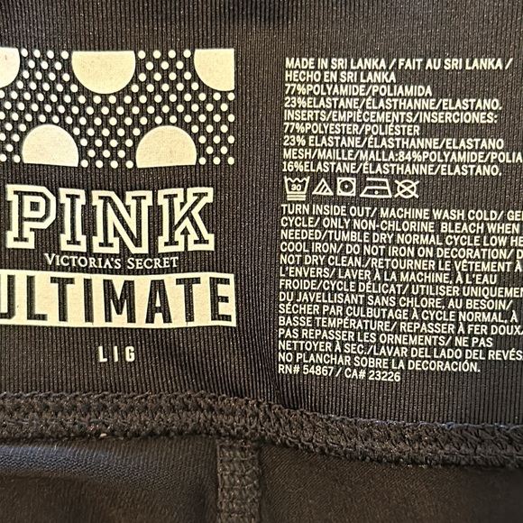 Victoria’s Secret Pink ultimate leggings - Picture 6 of 6
